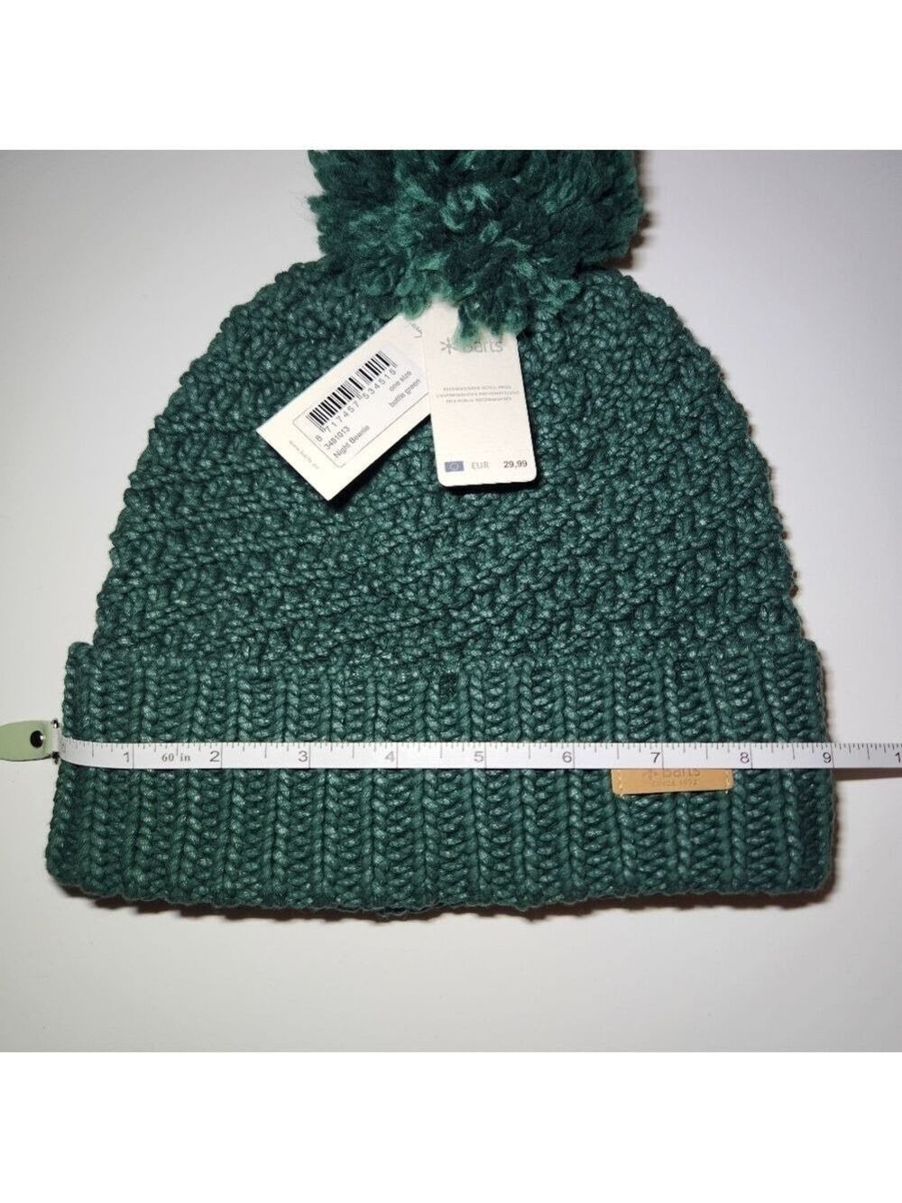 Barts Night Beanie Womans In Bottle Green NWT - Picture 9 of 9